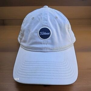 Titleist White Cap with Black Logo